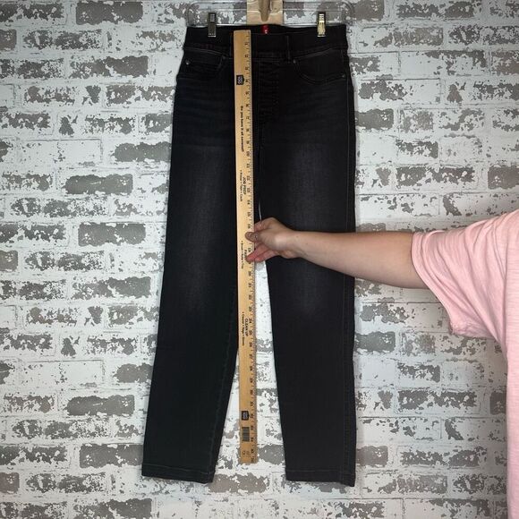 Spanx | women black straight leg denim jeans - Picture 8 of 10